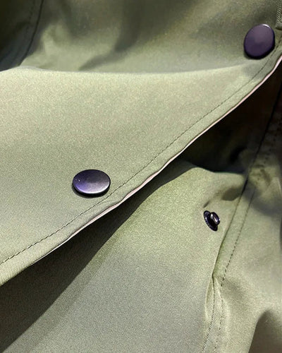 Elodie™ | Tweekleurige Jas met Grote Kraag