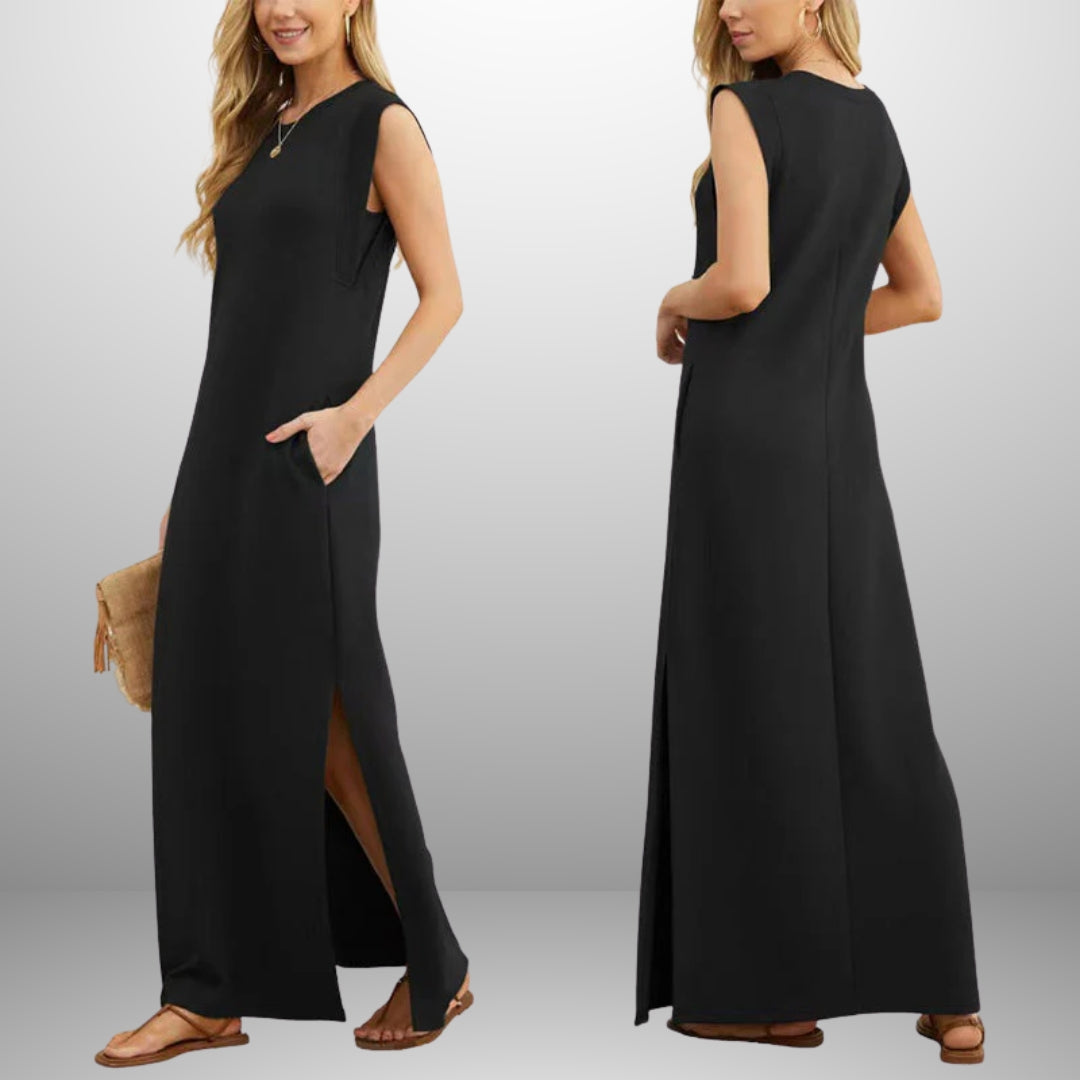 Noudine™ | Elegante Mouwloze Maxi-jurk
