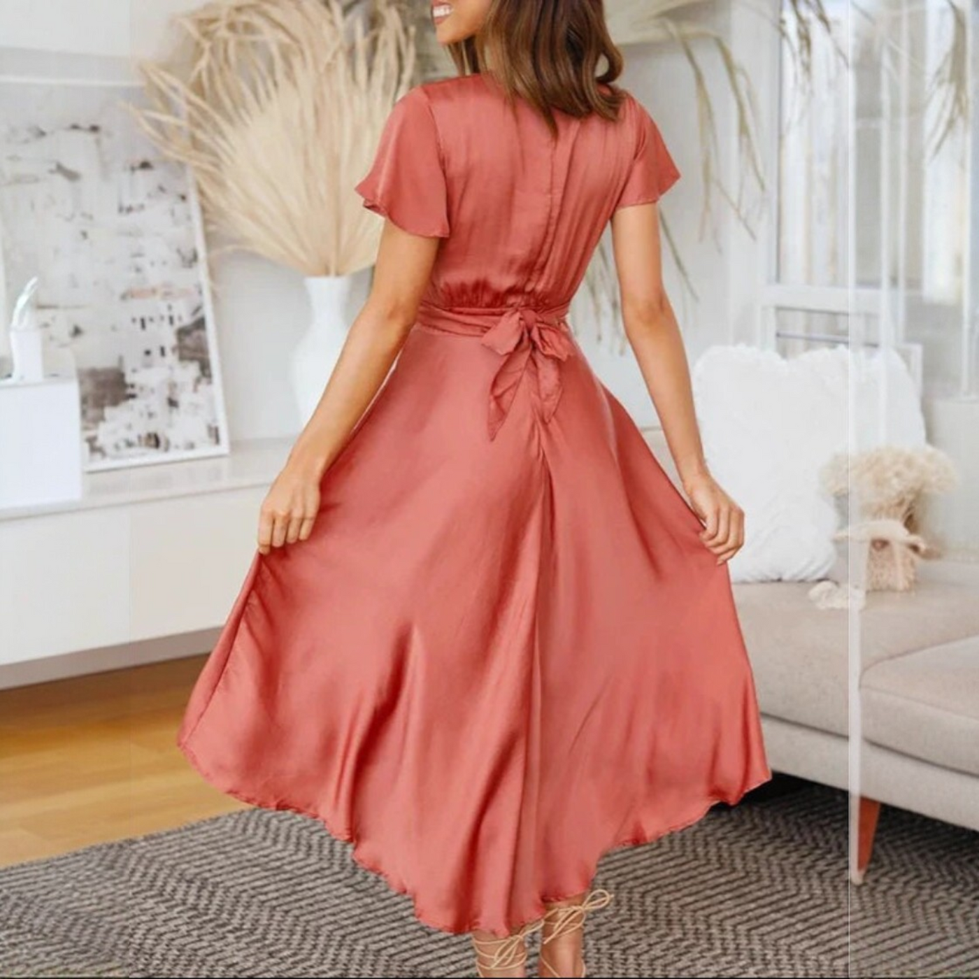 Ella | Rosewood Jurk