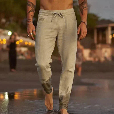Jochem™ | Linnen strandbroek