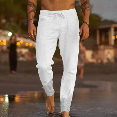 Jochem™ | Linnen strandbroek