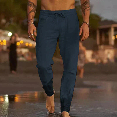 Jochem™ | Linnen strandbroek