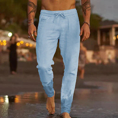Jochem™ | Linnen strandbroek