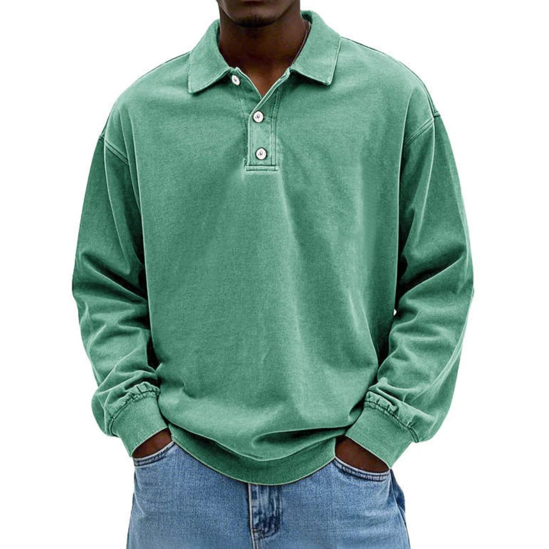 Roan™ | Herenpolo met lange mouwen
