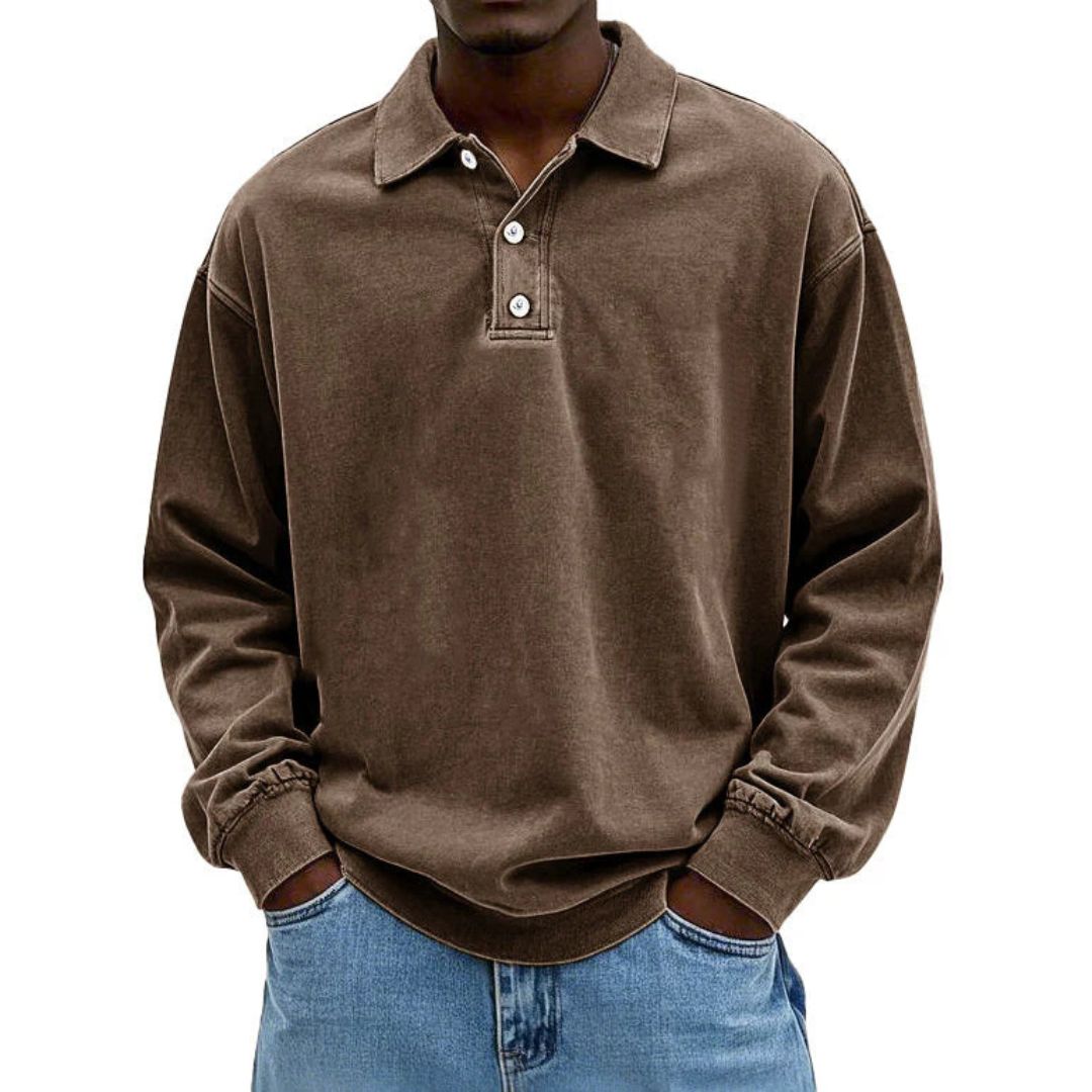 Roan™ | Herenpolo met lange mouwen
