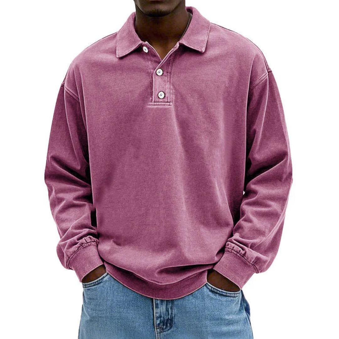 Roan™ | Herenpolo met lange mouwen