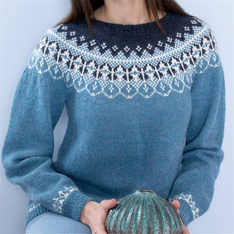 Cornelia™ | Zachte trui met print