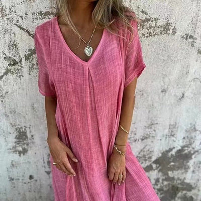 Wieke™ | Luchtige Zomerjurk met V-hals