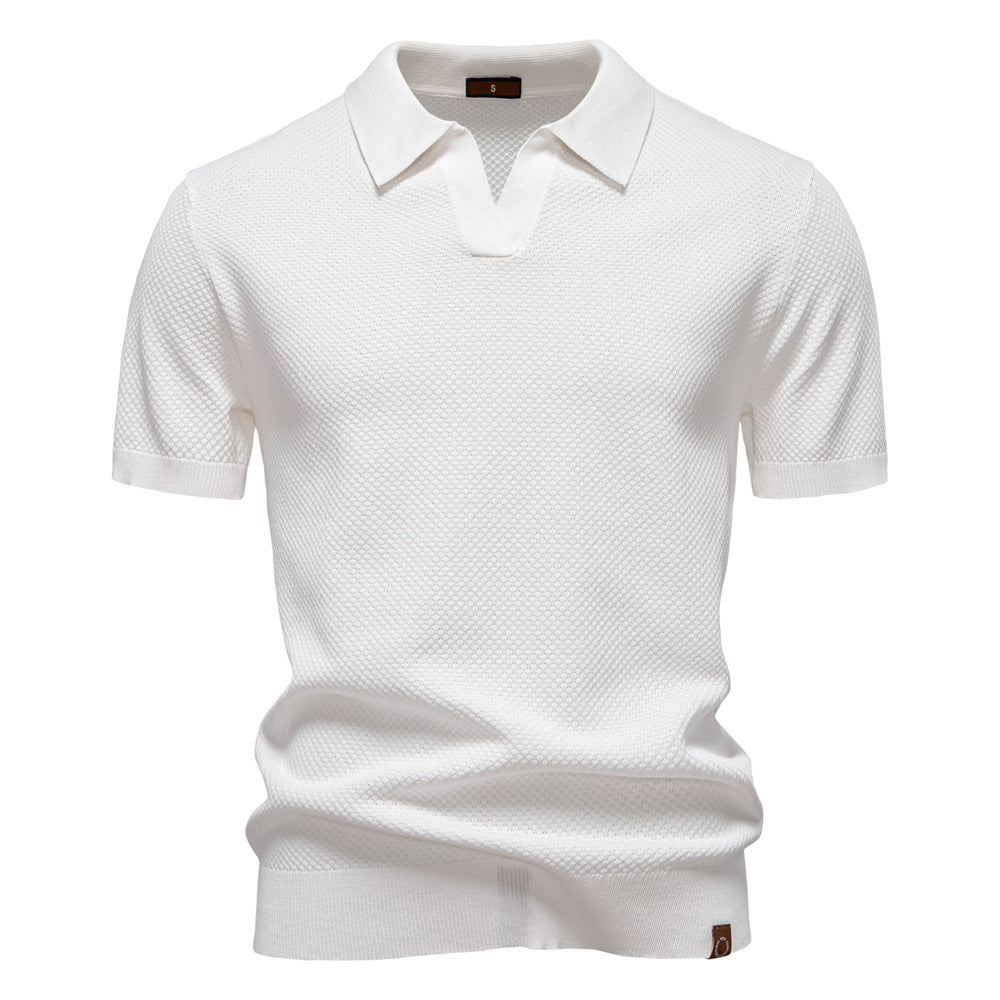 Milan™ | Luxe Gebreide Polo voor Heren