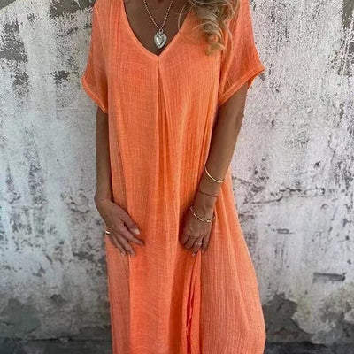 Wieke™ | Luchtige Zomerjurk met V-hals