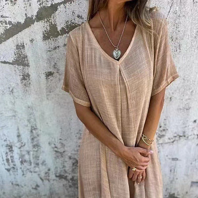 Wieke™ | Luchtige Zomerjurk met V-hals