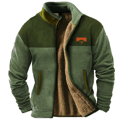 Logan™ | Fleece Jas met Etnische Print