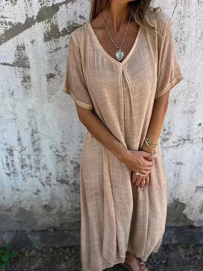 Wieke™ | Luchtige Zomerjurk met V-hals