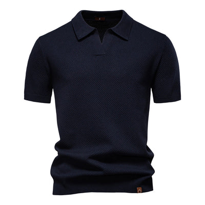 Milan™ | Luxe Gebreide Polo voor Heren