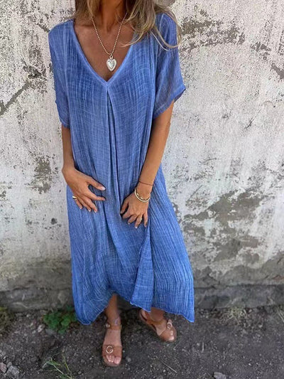 Wieke™ | Luchtige Zomerjurk met V-hals