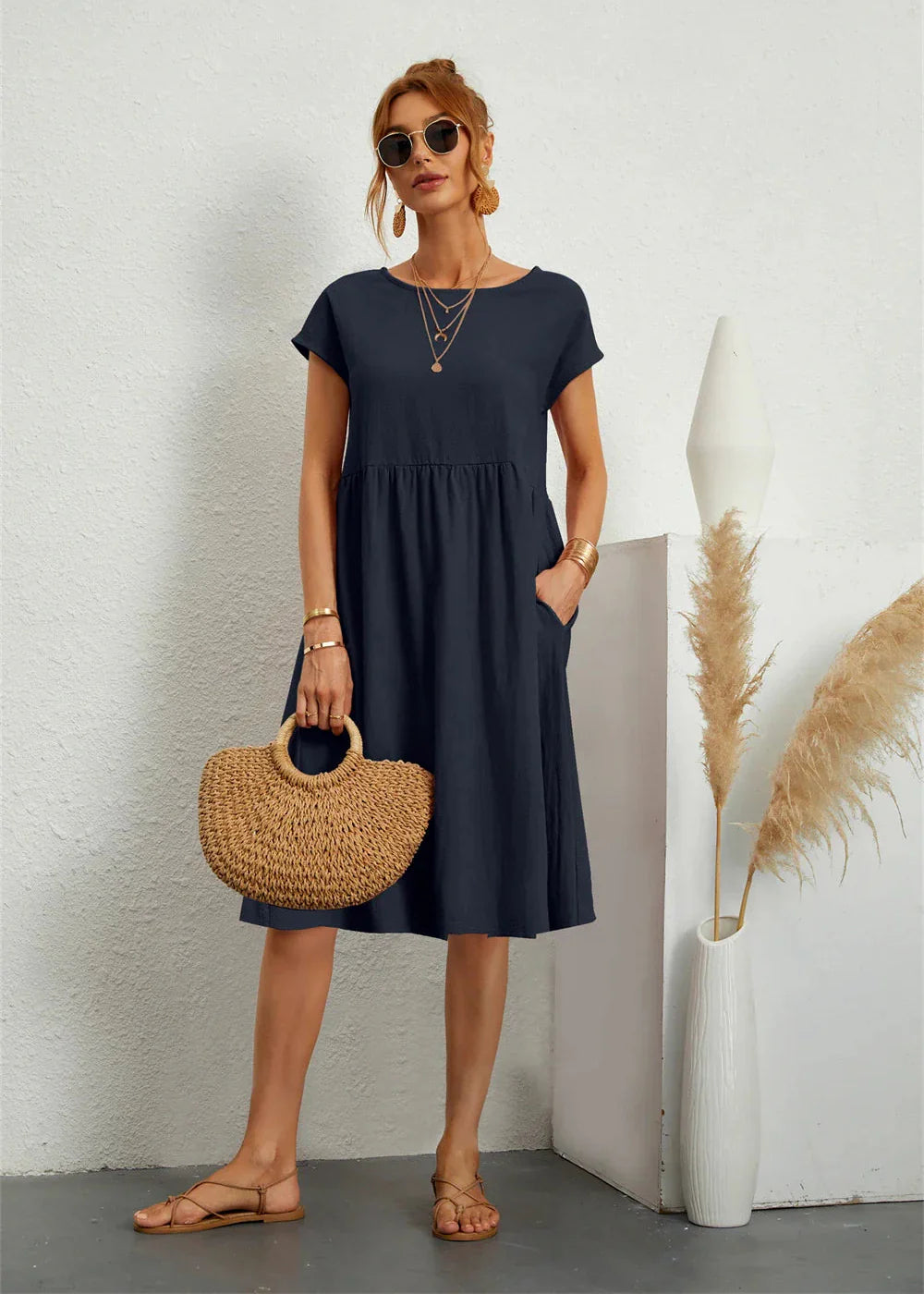 Lunara™ | Eenvoudige Zomerjurk