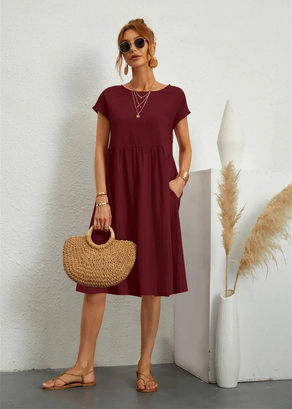 Lunara™ | Eenvoudige Zomerjurk