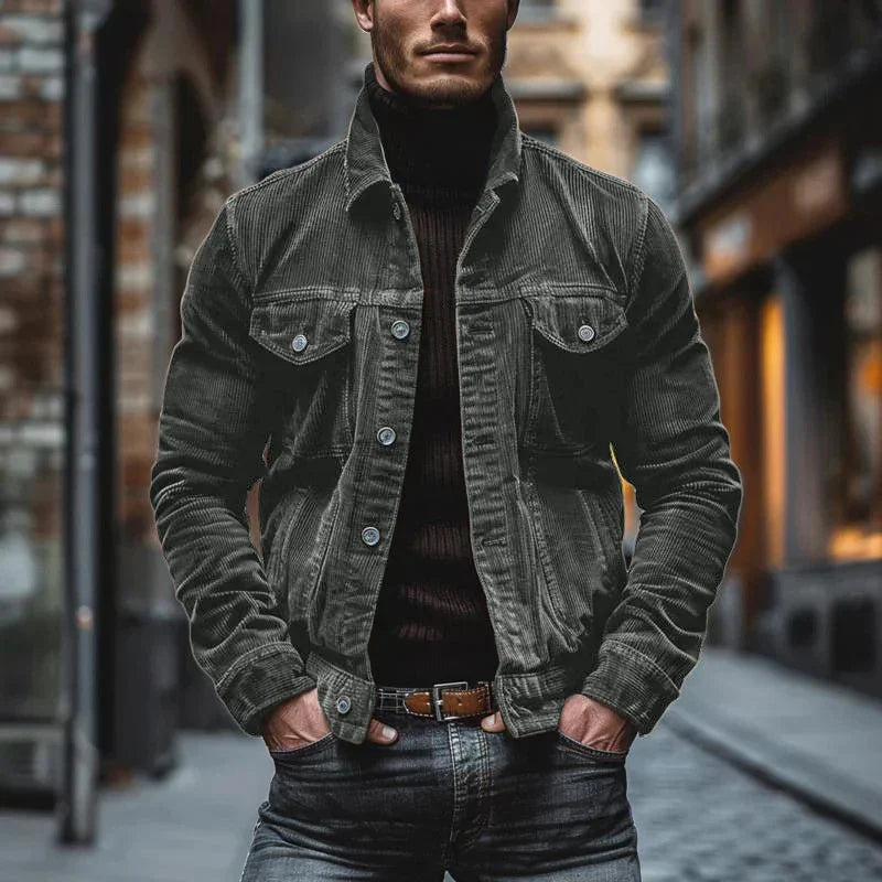 Lex™ | Tijdloze Corduroy Jas