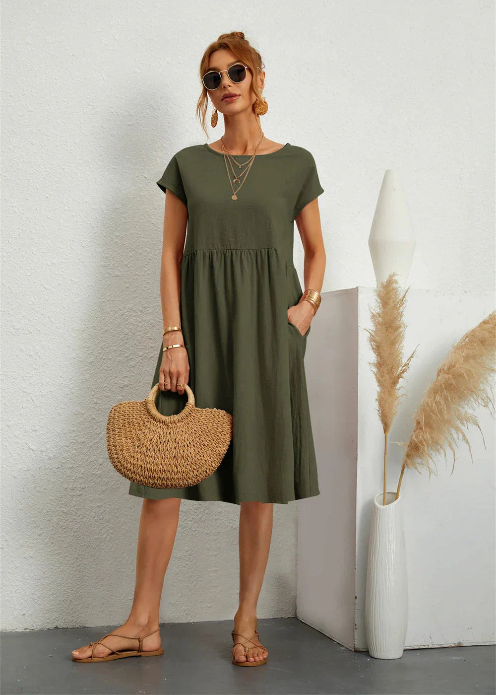 Lunara™ | Eenvoudige Zomerjurk