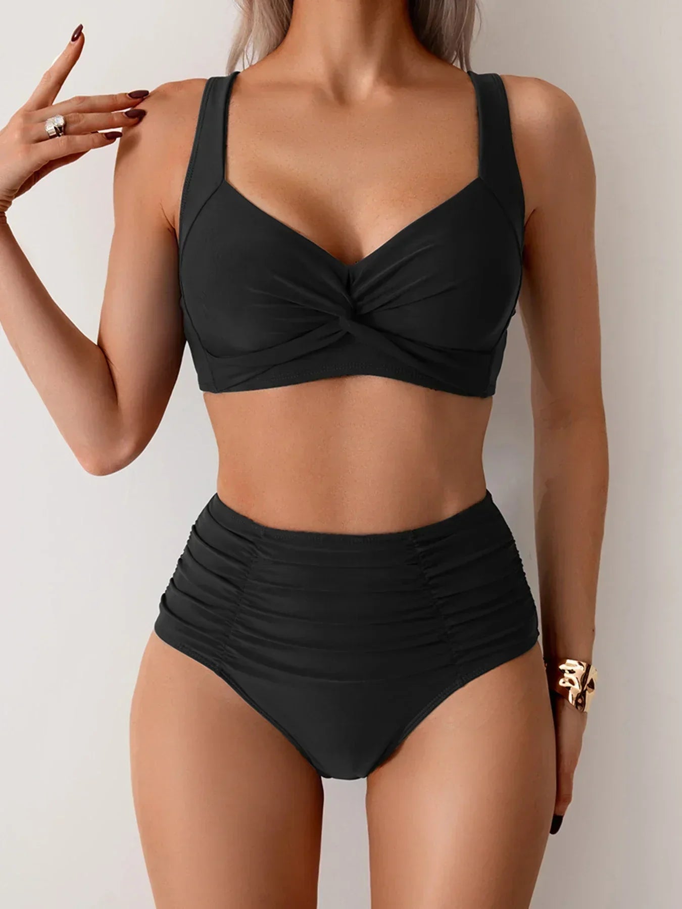 Indy™ | Elegante Hoog Taille Bikini