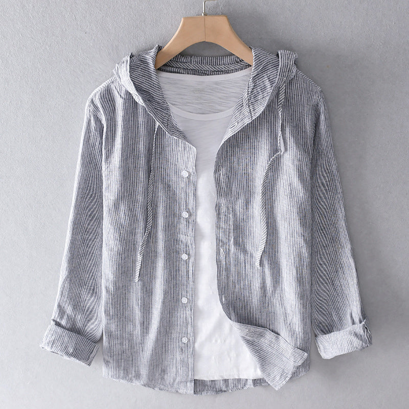 Erna™ | LICHT BLOUSE MET KAP