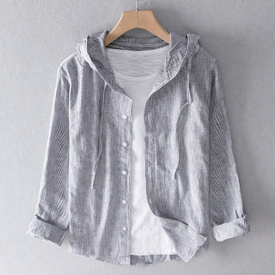 Erna™ | LICHT BLOUSE MET KAP