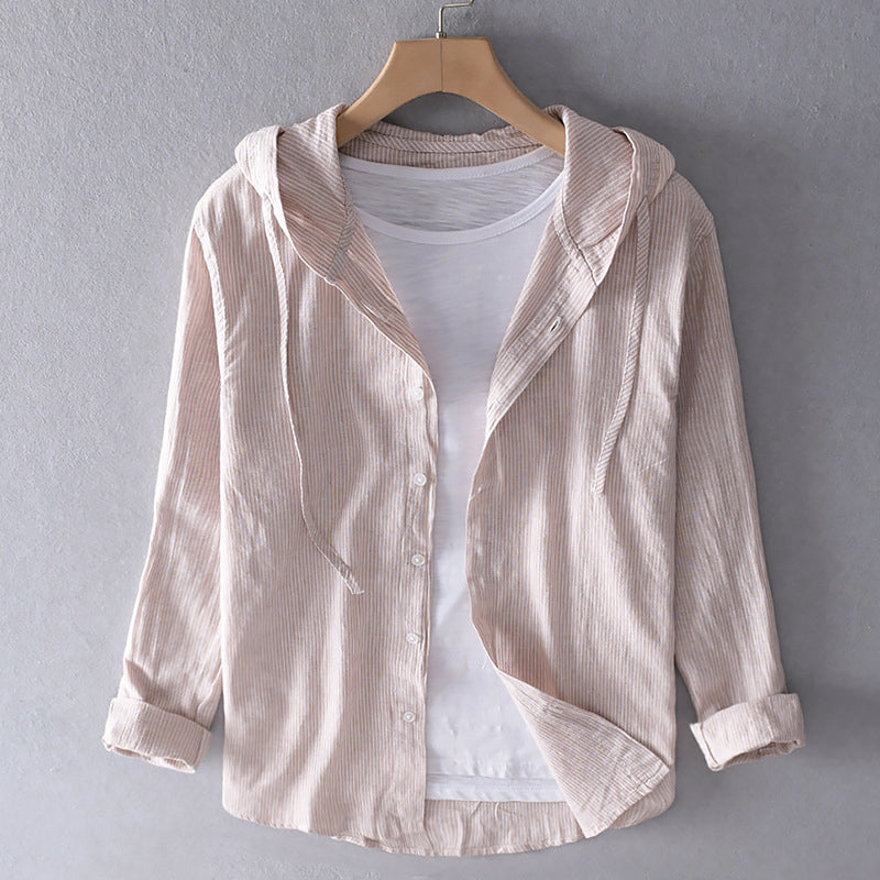 Erna™ | LICHT BLOUSE MET KAP