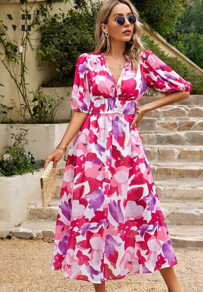 Danielle™ | Luxe Tijdloze Midi Jurk