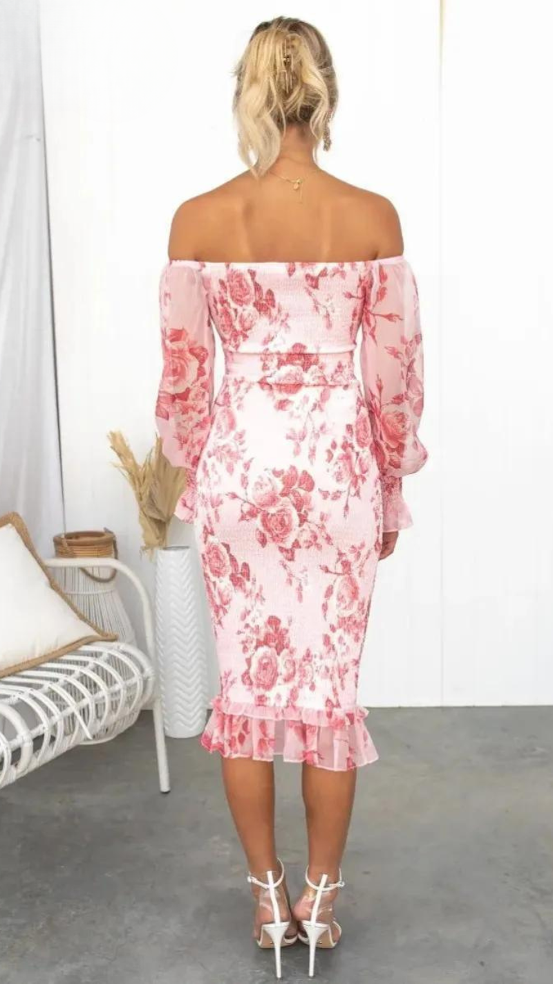 Kendall™ | Luxe Midi Jurk