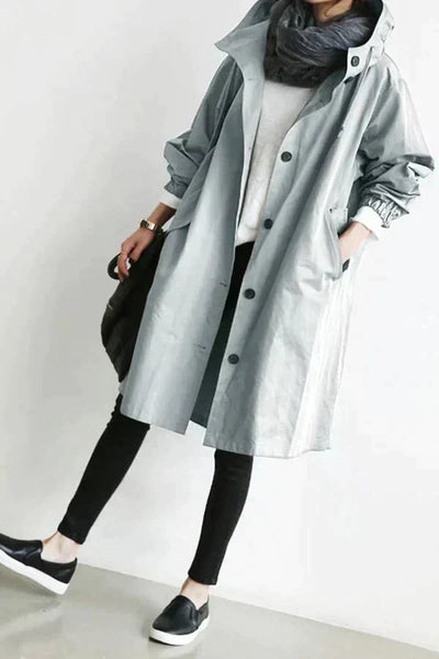 Leyna™ | UrbanShield Regenjas in Oversized Look