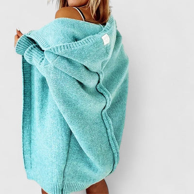 Ylse™ | Gebreid Vest met Capuchon