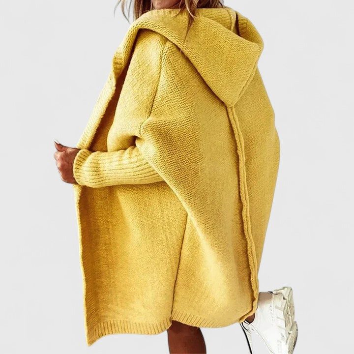 Ylse™ | Gebreid Vest met Capuchon