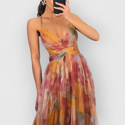 Lysbeth™ | Maxi-jurk met bloemenprint
