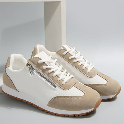 Marloes™ | Sportieve Dames Sneakers met Neutrale Tinten