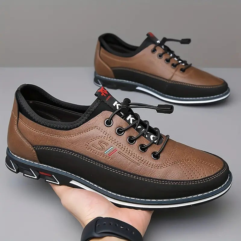 Oxfordio™ | Stijlvolle Leren Sneakers