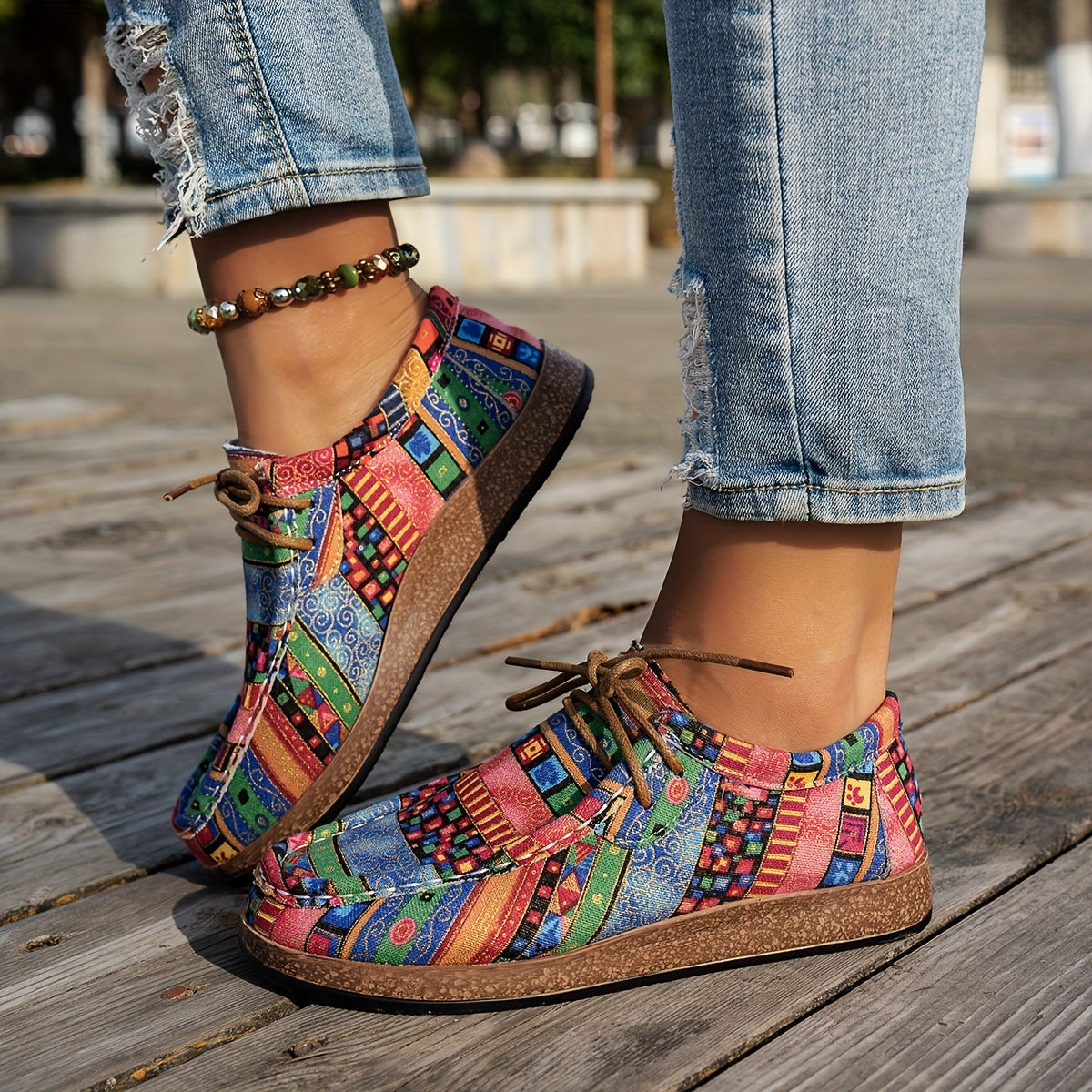 Nayeli™ | Casual Patchwork Schoenen