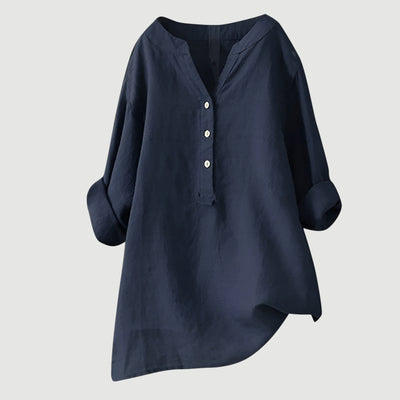 Marjolijn™ | Luchtig en Comfortabel Linnen Overhemd