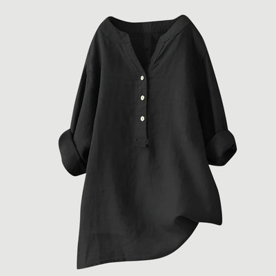Marjolijn™ | Luchtig en Comfortabel Linnen Overhemd