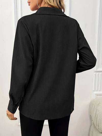 Romy™ | Casual Overhemdjack met Borstzakken