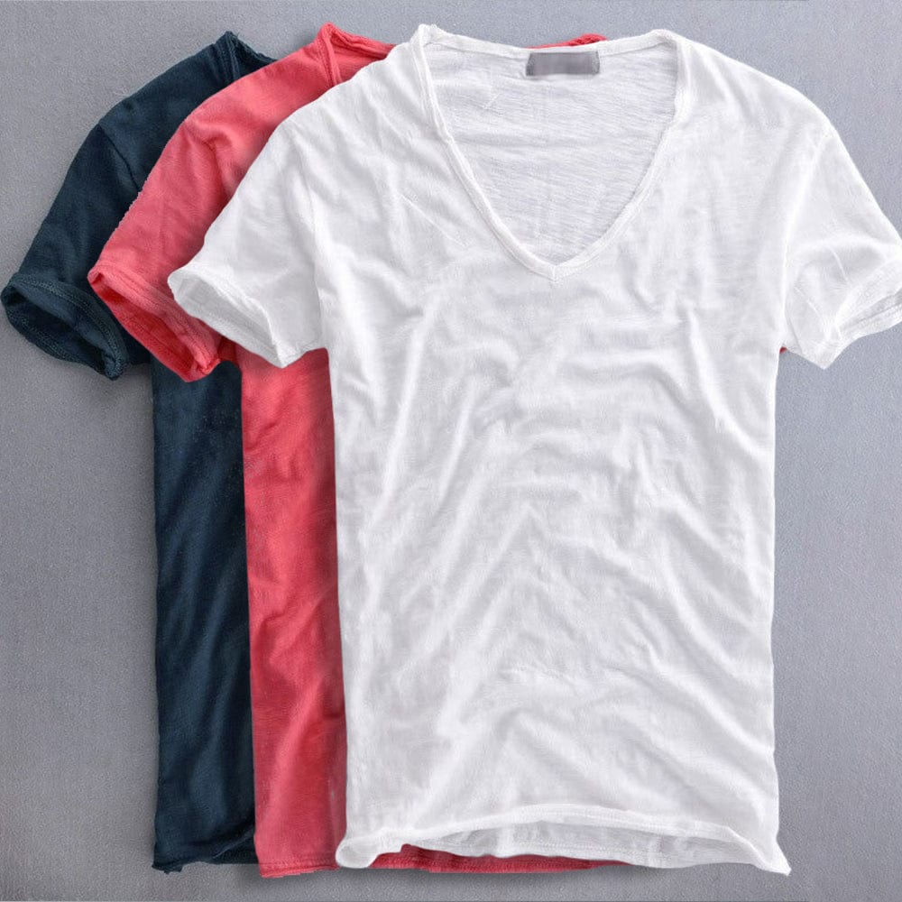 Noah™ | Basic T-Shirt met V-Hals