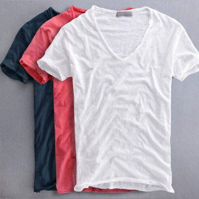 Noah™ | Basic T-Shirt met V-Hals