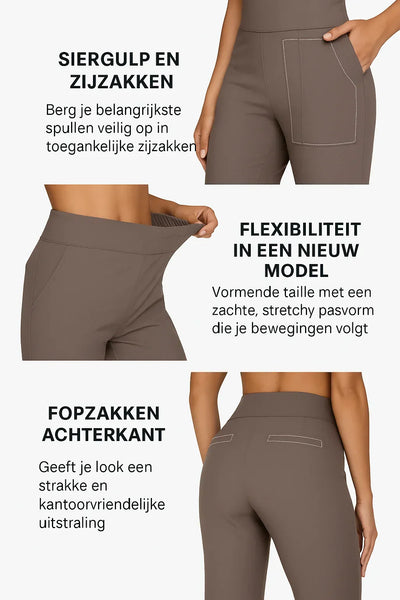 Linde™ | Damesbroek met Hoge Taille