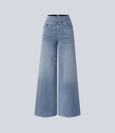 Ellis™ | Comfy Elastische Broek met Hoge Taille