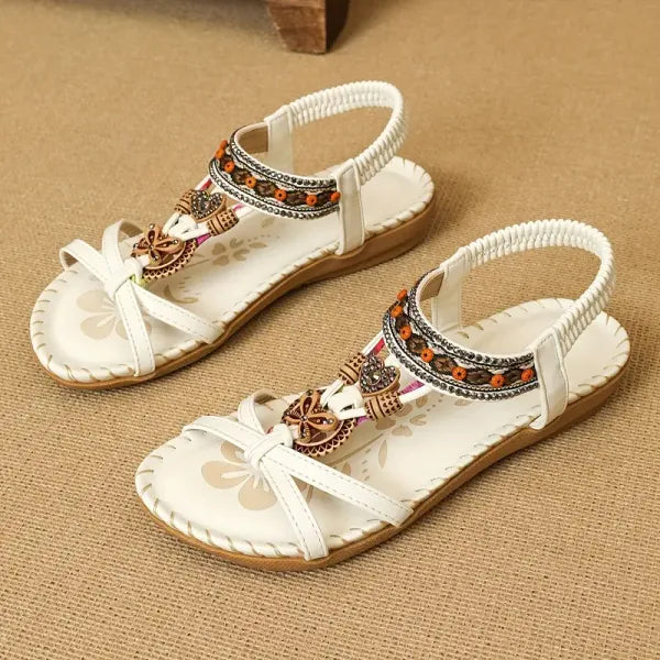 Renske™ | Elegante Boho Sandalen met Versiering