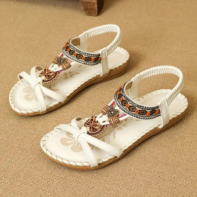 Renske™ | Elegante Boho Sandalen met Versiering