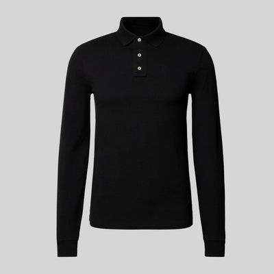 Friedrich™ | Casual polo met lange mouwen