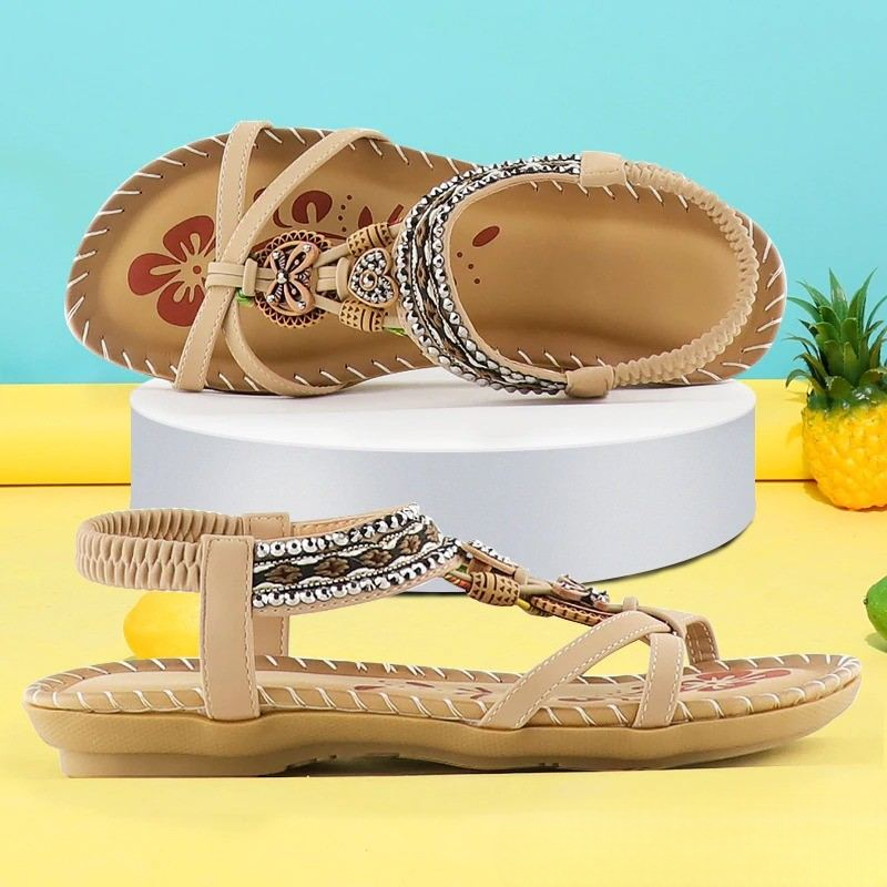 Renske™ | Elegante Boho Sandalen met Versiering