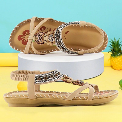 Renske™ | Elegante Boho Sandalen met Versiering