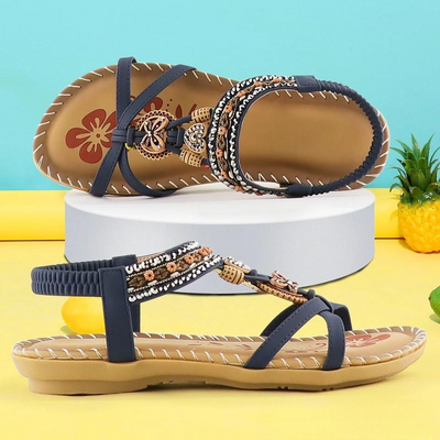 Renske™ | Elegante Boho Sandalen met Versiering