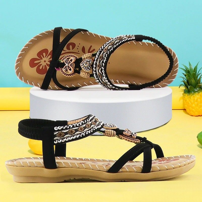 Renske™ | Elegante Boho Sandalen met Versiering